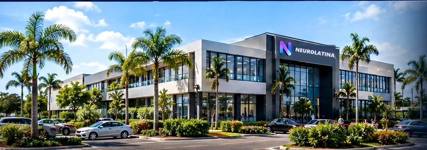 Concepto de la sede del Campus Tecnológico NeuroLatina en Punta Cana, vista completa